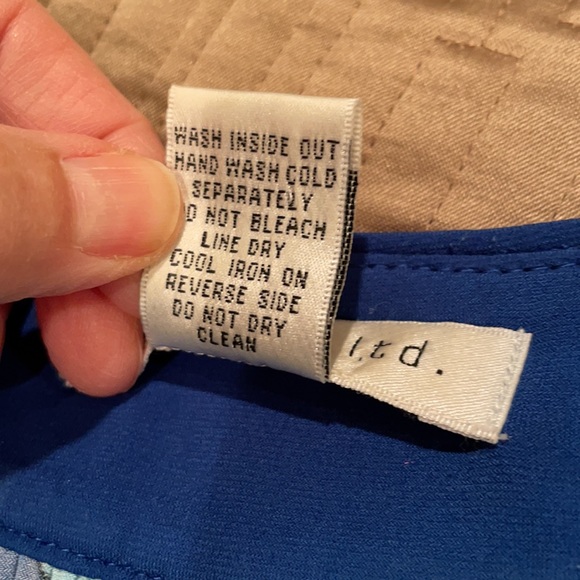 Pursuits Ltd, top, flower print, poly blend, L - Picture 5 of 8